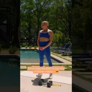 Start your summer workout with these warm up exercises before workout ☀️😎  #toneitup
