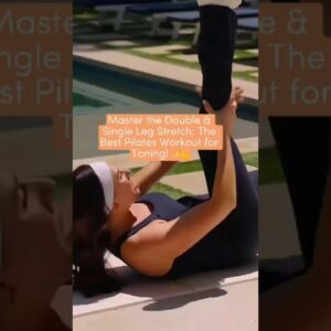 Master the Double & Single Leg Stretch: The Best Pilates Workout for Toning! ✨💪  #toneitup