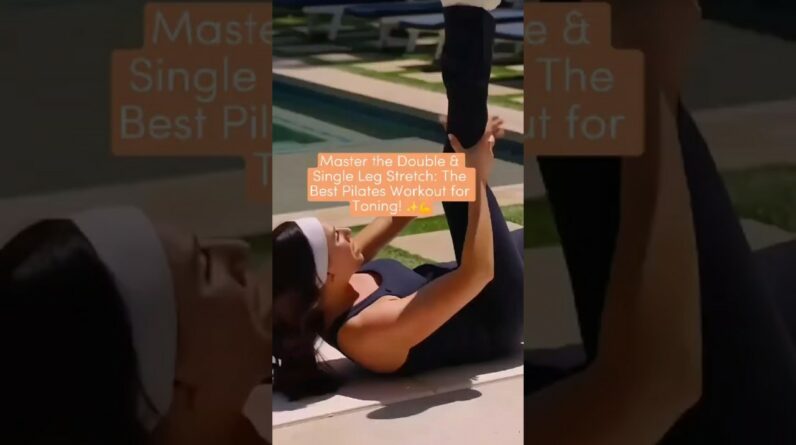 Master the Double & Single Leg Stretch: The Best Pilates Workout for Toning! ✨💪  #toneitup