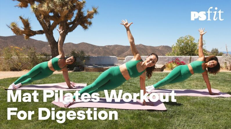 10-Minute Mat Pilates Workout For Digestion