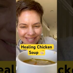 Bone Broth Chicken Soup (Instant Pot or Stovetop) #recipe #soup #instantpot
