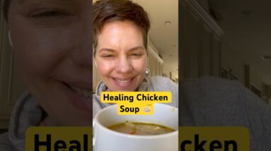 Bone Broth Chicken Soup (Instant Pot or Stovetop) #recipe #soup #instantpot
