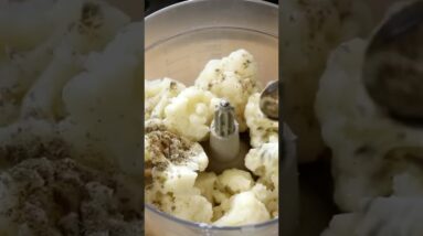 Creamy cheesy cauliflower mash