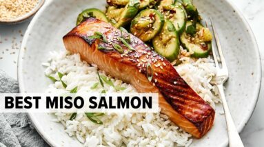 EASY MISO SALMON | A new way to cook salmon that you'll love!