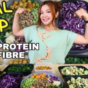 HIGH PROTEIN & HIGH FIBRE VEGAN MEAL PREP