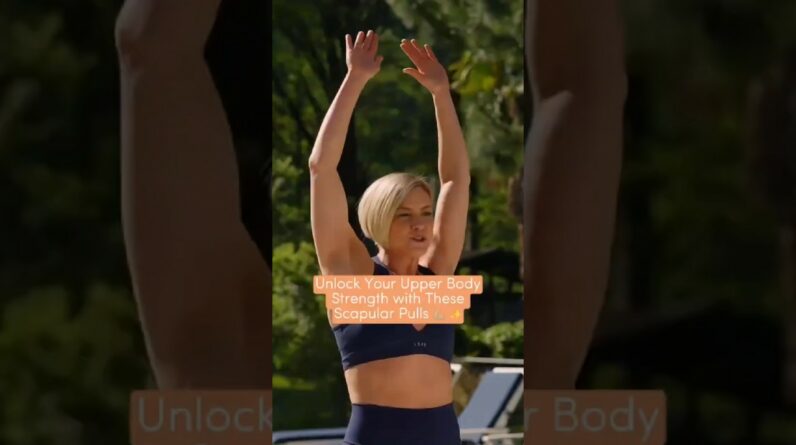 Unlock Your Upper Body Strength with These Scapular Pulls! Strength Training at Home Routine 💪🏠