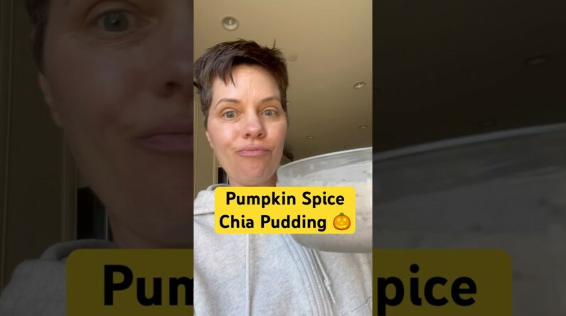 Pumpkin Spice Chia Pudding (Meal Prep Recipe) #recipe #healthyrecipes