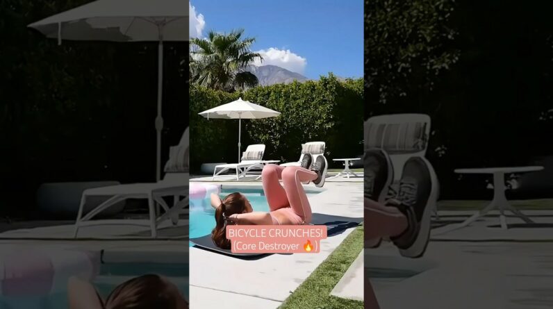 ABS ON FIRE! π₯ Bicycle Crunches (Core Galore!) 4 ABS ON FIRE! π₯ Bicycle Crunches (Core Galore!)