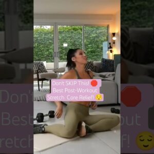 RELAX & RECOVER! 🧘‍♀️ Essential Cool-Down After Strength Training at Home