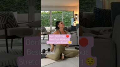 RELAX & RECOVER! 🧘‍♀️ Essential Cool-Down After Strength Training at Home