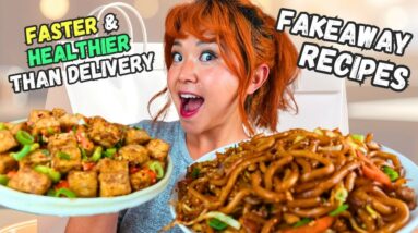 TAKEAWAY RECIPES YOU CAN MAKE AT HOME (Faster Than Delivery!) | HEALTHIER & CHEAPER & VEGAN