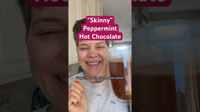 Protein Peppermint Hot Chocolate (No Bone Broth!) 🍫☕️