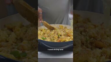 400 Calorie Cajun Seafood Stuffing   High Protein Holiday Dressing Recipe