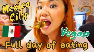 FULL DAY OF EATING & TRAVELLING in Mexico City! (Vegan Group Trip in Mexico City Day 2)