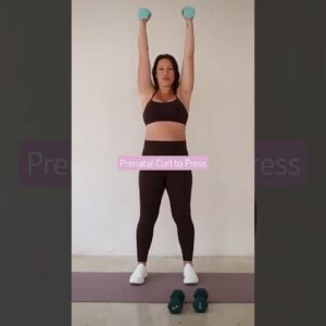 💪 Strong Arms for Mama! (Prenatal Curl to Press)