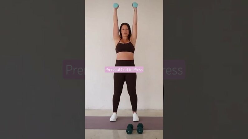 💪 Strong Arms for Mama! (Prenatal Curl to Press)
