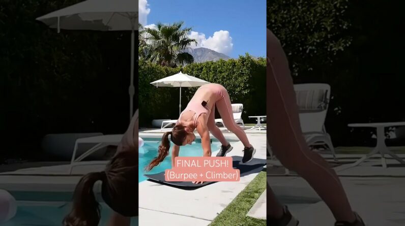 FINISHER! Half Burpees to Mountain Climbers (Cardio BLAST)