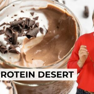 HIGH PROTEIN DESSERT | Healthy Chocolate Cottage Cheese Mousse in Minutes