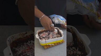 Holiday S'mores Dip Recipe   Easy 3 Ingredient Christmas Dessert Air Fryer