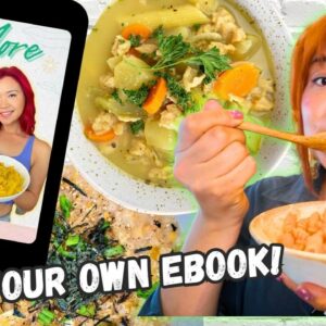 ONLY EATING RECIPES FROM MY EBOOK | How to Sell eBooks Online!