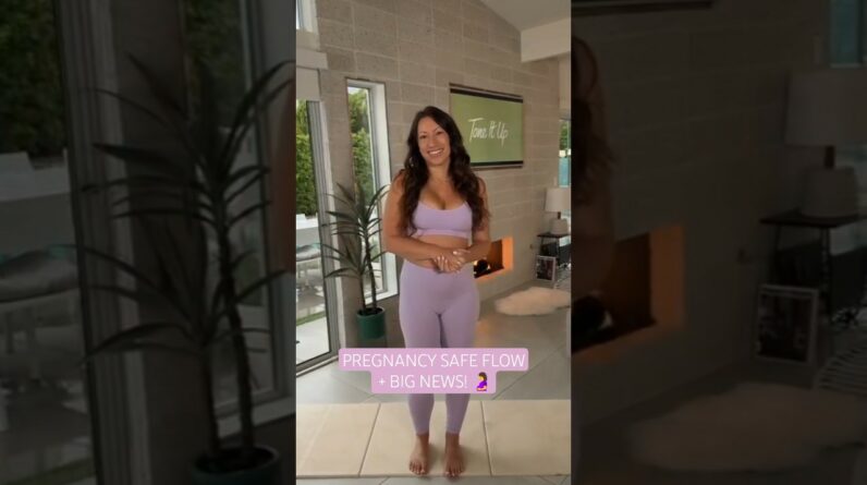 SURPRISE! ✨ Pregnancy-Safe Morning Stretching Exercises! 🤰🧘‍♀️