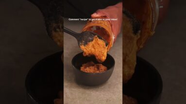 Easy Queso Dip Recipe   Hot Potato Bean Dip from Leftovers Budget Meal #vegetarian #budgetmealprep