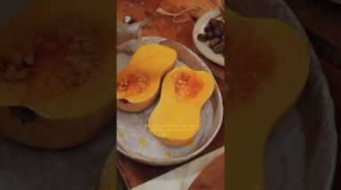 Would you stuff your squash like this? 👀 #christmas #shorts