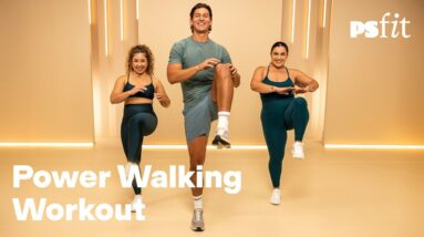 30-Minute At-Home Power Walking Workout | Tanner Courtad | Low Impact Cardio