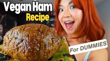 EASIEST VEGAN HAM RECIPE For Beginners!