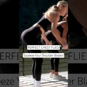 🔥 Perfect Chest Flies in 30 Secs! (Squeeze Tip!) #Shorts #UpperBody  #tiuteam #toneitup #fitnessapp