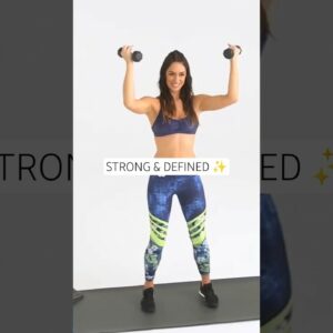 Tap 👆 for full workout! Curls & Pulses Combo! 🔥 Strength Training for Women