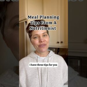 Healthy Meal Planning Tips From a Nutritionist #mealplan #mealprep #realfood