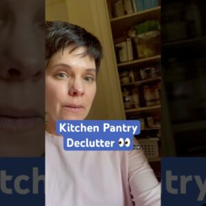 Organize My Kitchen Pantry With Me! #declutter #healthyhabits #kitchenhacks