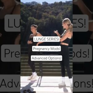 Lunge Series! 💪 (Pregnancy & Advanced Options!)  #tiuteam #tiu #strengthtraining