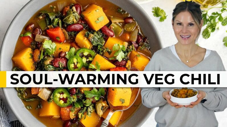 The MOST DELICIOUS VEGETARIAN CHILI | Hearty, Nourishing & Comforting