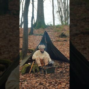 This jacket turns into a TENT 🏕️ ultimate survival outfit! #shorts