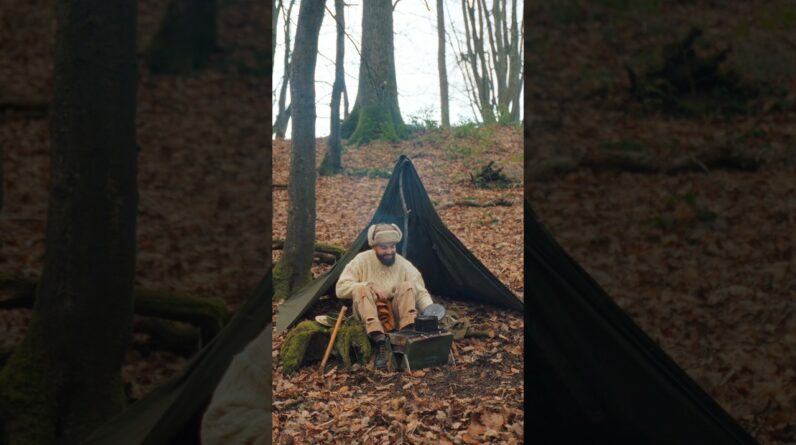 This jacket turns into a TENT 🏕️ ultimate survival outfit! #shorts