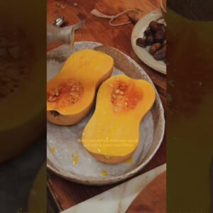 Would you stuff your squash like this? 👀 #christmas #shorts